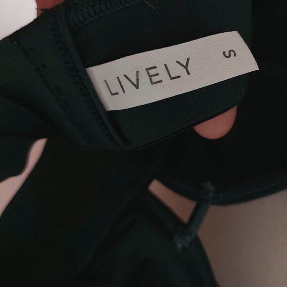 Lively Stripe Mesh Green Bralette Bra Emerald Size Small - Picture 6 of 6